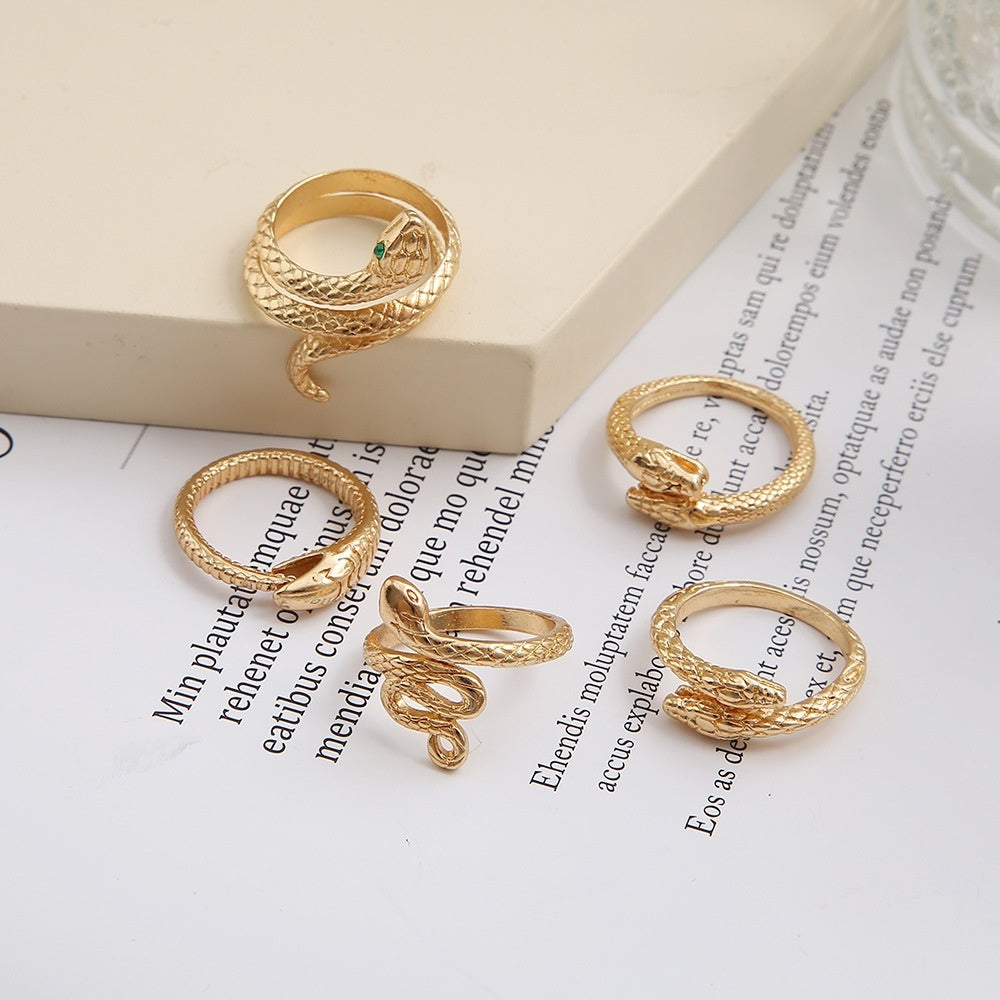 Snake Ring Suit 5-piece Metal Joint